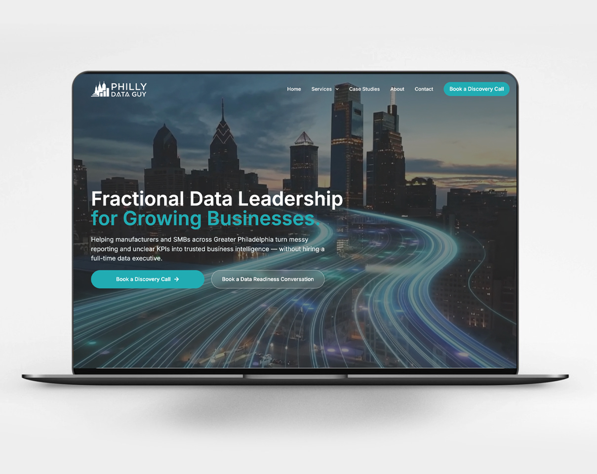 Philly Data Guy – Website Design by DigiHexagon